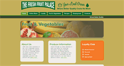 Desktop Screenshot of freshfruitpalace.com